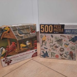 BIRD PUZZLES BUNDLE BRAND NEW BIRD STORY & BACKYARD BIRDS FALL FEAST!